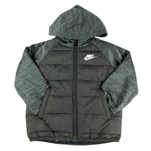Nike Toddler Therma Sleeve Black White Puffer Jacket 76B910-K25 Sizes 2T - 3T